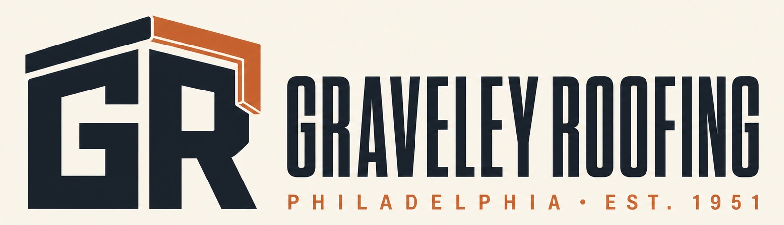 Graveley Roofing concept logo